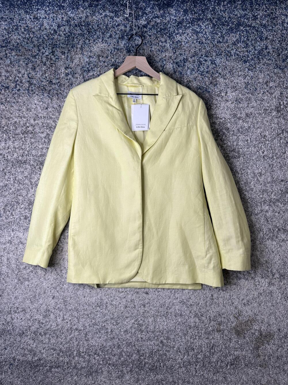 & Other Stories Blazer Womens 2 Stockholm Atelier Linen Suit Jacket